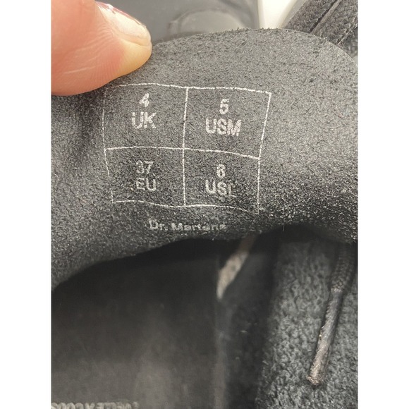 Dr. Martens 939 Black Leather 6-Eye Lace Up Boots-Sz-5M/ Women's-6M - Picture 13 of 15